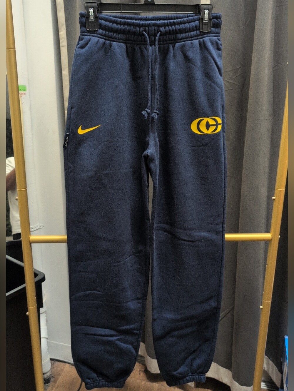 Nike Mens Navy Blue Fleece Caitlin Clark Jogger Pants Size XS NWOT
